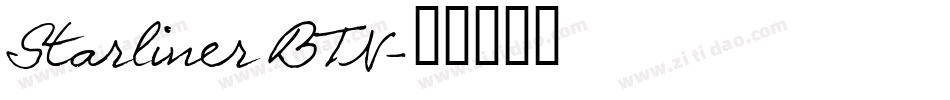 Starliner BTN字体转换